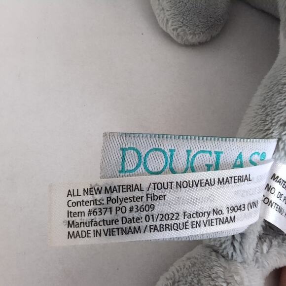 Douglas Baby Cuddle Toys Danny Dino Teether Plush Lovey Ring Stuffed Animal - Picture 9 of 9